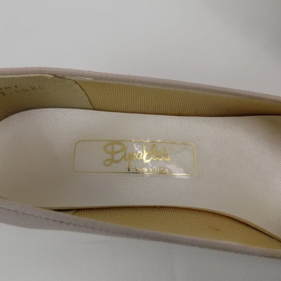 Dyeables Pink Women Shoes Size 8.5B Slip On Kitten Heels Pointed Toe Pumps - Picture 9 of 12